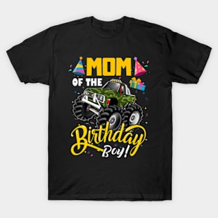 Monster Truck Mom Of The Birthday Boy T-Shirt